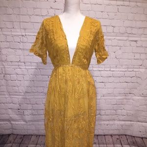 Honey Punch Maxi Romper Dress
